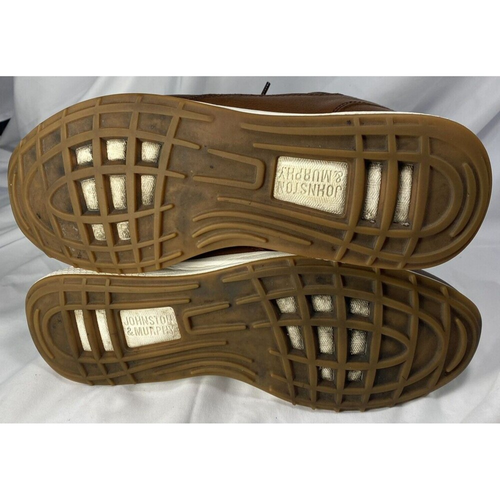 Johnston & Murphy K18 Memory Foam Brown Leather Sneaker Men's Size 11.5 M - Picture 3 of 8